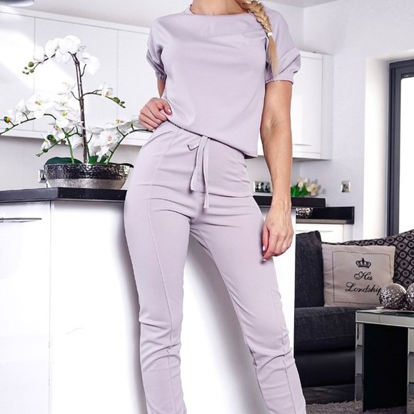 Last One🎉Lavender Two Piece Lounge-wear Set - Picture 2 of 8